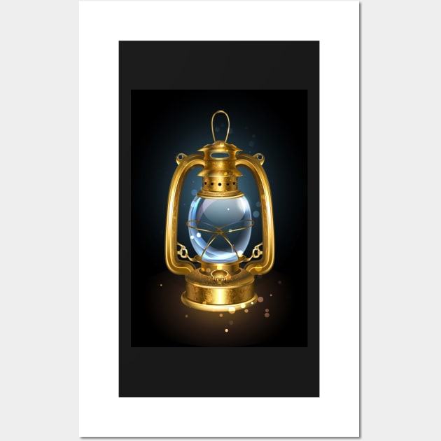 Kerosene Lantern Wall Art by Blackmoon9